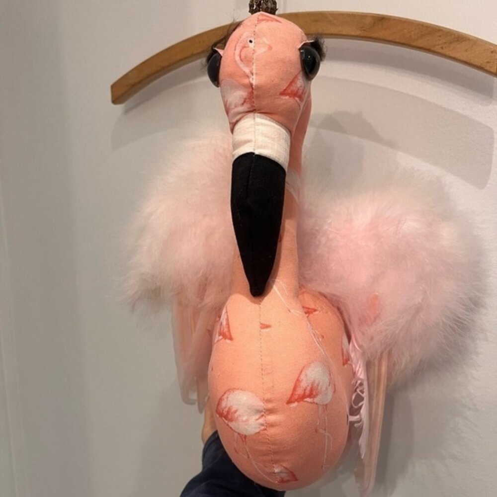 𝅺FLAMINGO head wall decor